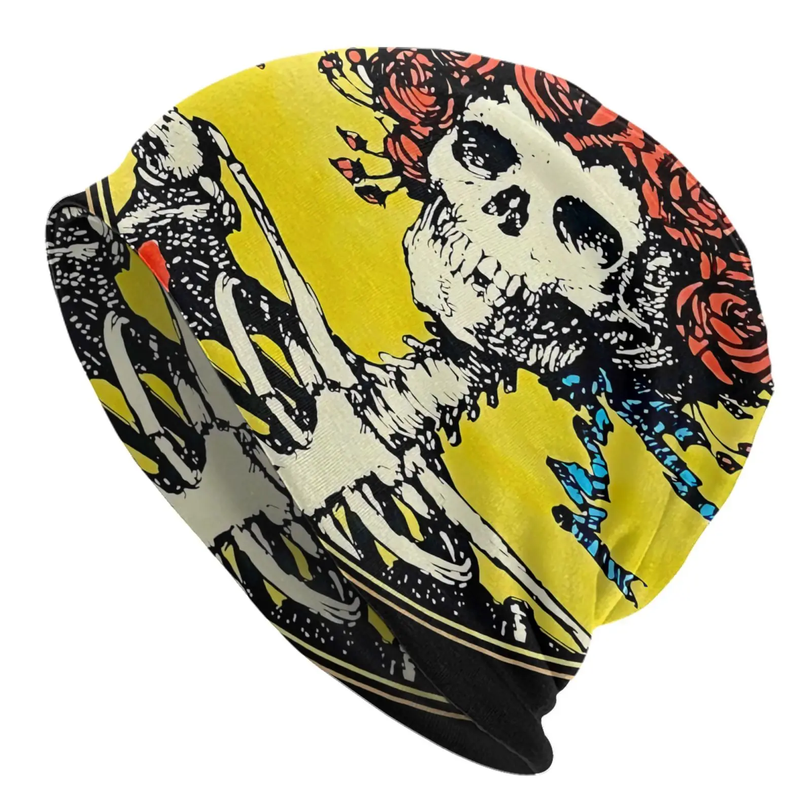 

Вязаная шапка Grateful Dead Band женская зимняя шапка 2021 2022 Кепка Балаклава бейсболка для мужчин атласная Кепка шапка для девочек хип-хоп