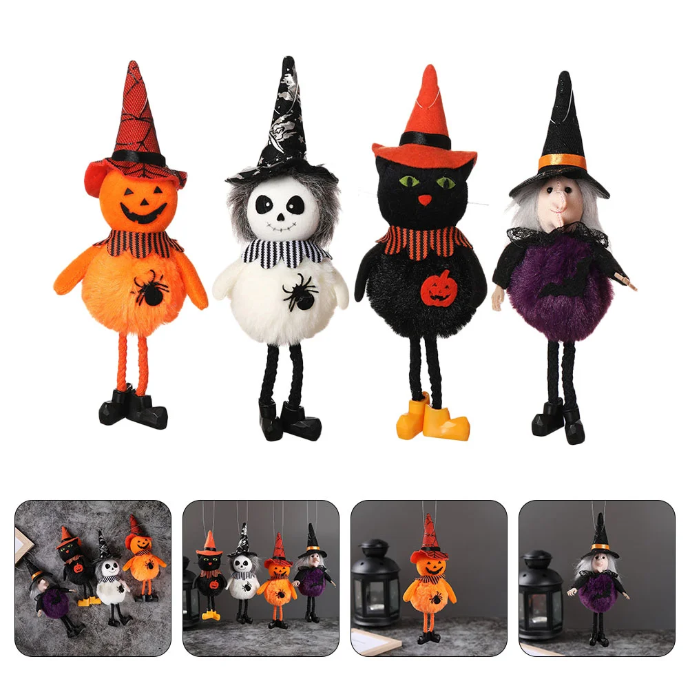 

4pcs Creative Decorative Pumpkin Pendants Colorful Home Decoration