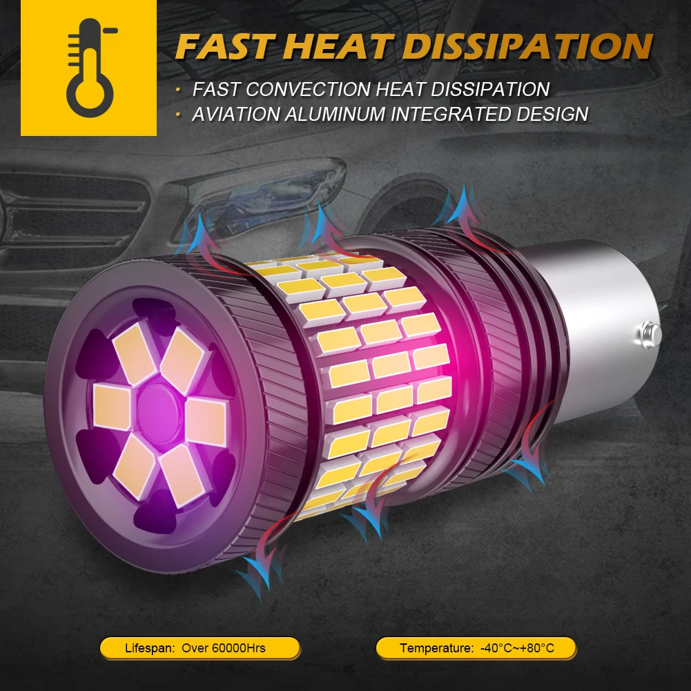 2 шт. автомобильные поворотные сигнальные лампы 12 В