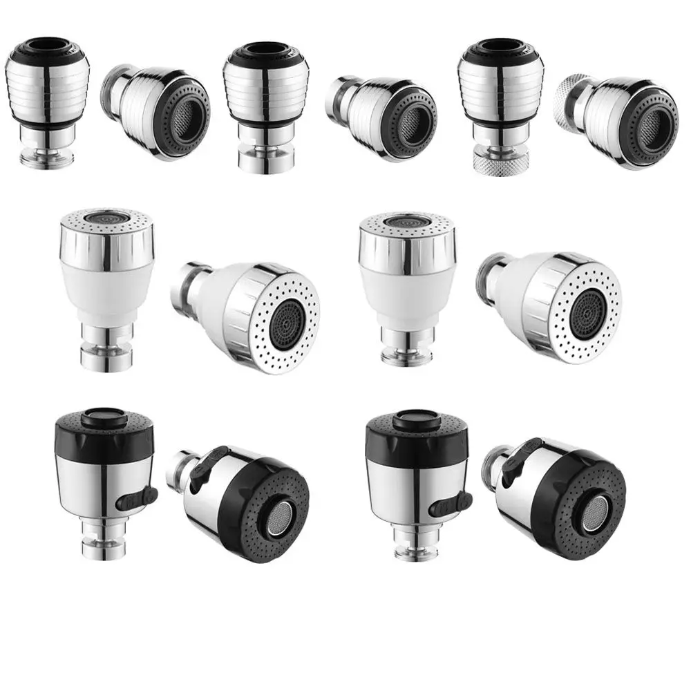 

1Pcs Flexible 360 Degree Aerator Outlet Swivel Tap Water Saving Faucet Nozzle Sprayer Tap Head Sink Fitting Kitchen Supplies