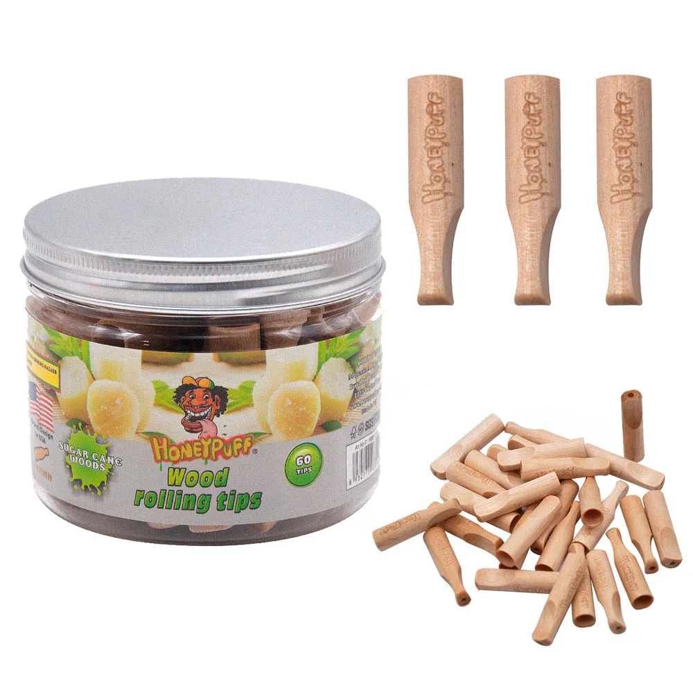 

Honeypuff 34MM Long Wood Mouthpiece Filter Tips With Multiply Flavors Wooden Mouth Filter Tip Holder Fumar Accessories