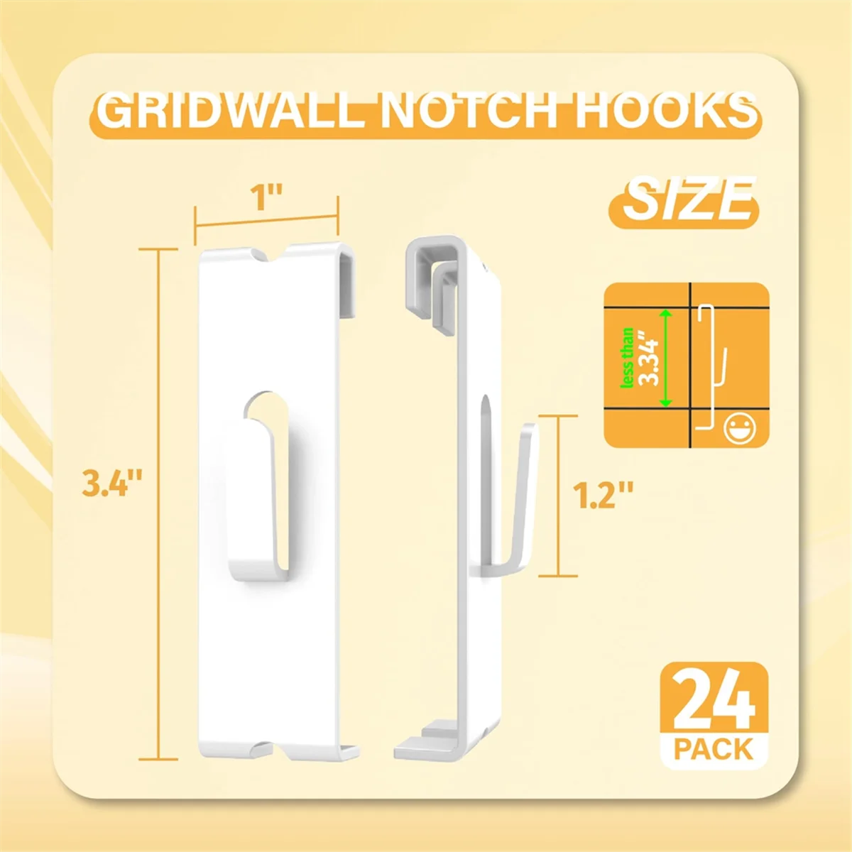 24 шт. настенные крючки-вешалки