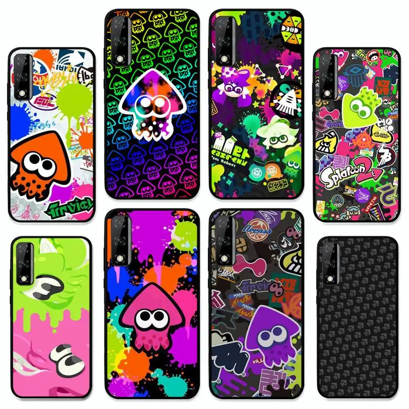 

Splatoon Game Phone Case for Huawei Y9 Y7 Prime Y9s Y8s Y8p Y6p Y6 Y5 Mate 50 20 Lite 10 Pro Cover