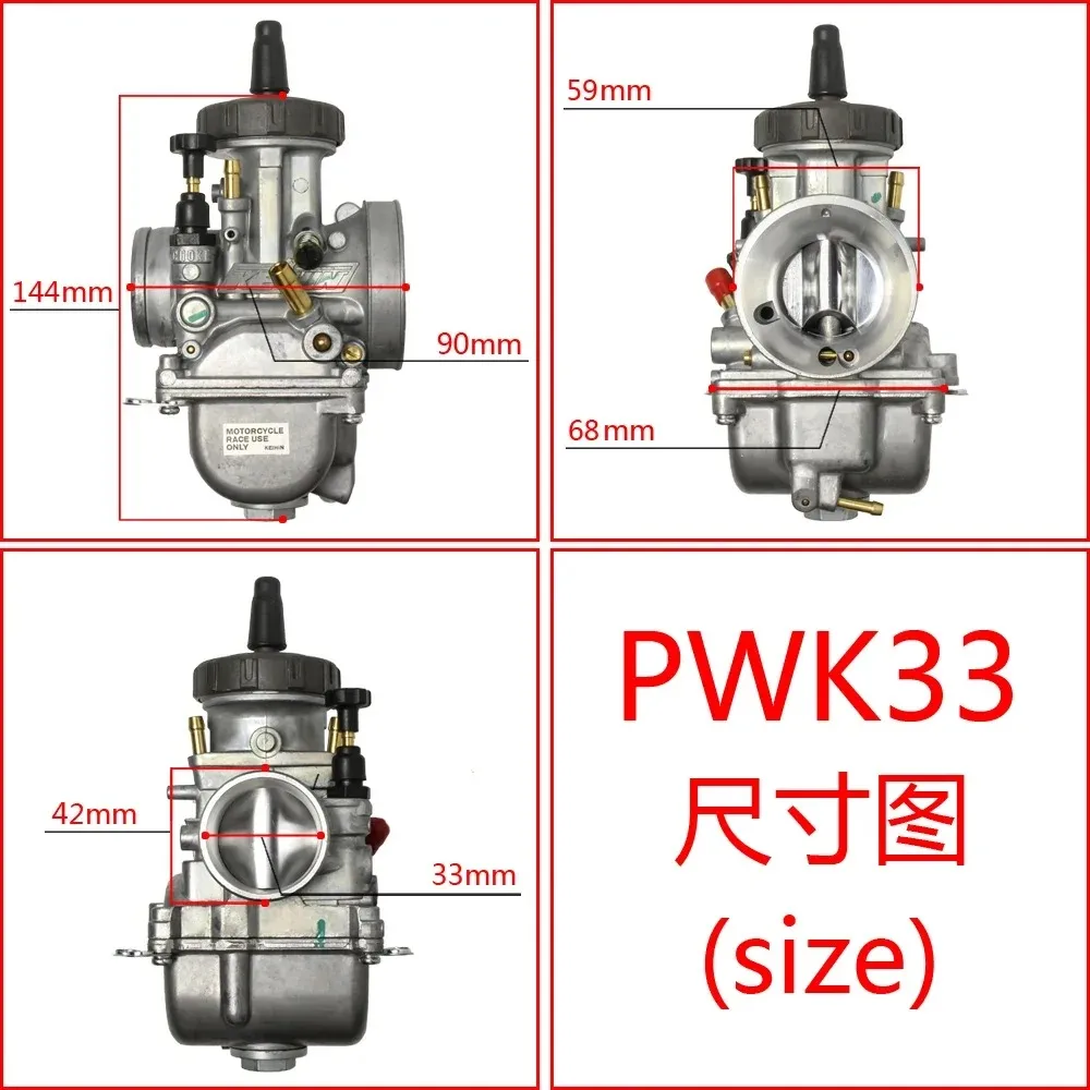 

PWK 33 34 35 36 38 40 42 мм карбюратор мотоцикла для Honda CR250R гоночные скутеры Байк ATV для Keihin 300-650cc карбюратор