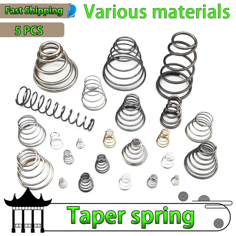 

Пружина в форме башни, пружина в форме пагоди, маленькая пружина в форме конуса, индивидуальная пружина батарейного отсека