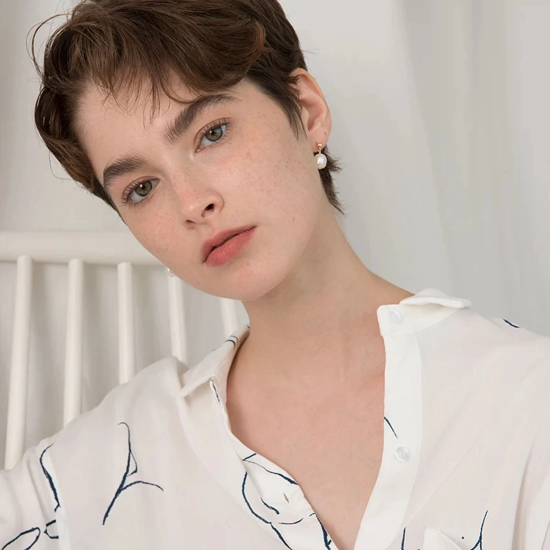 GHIDBK французские серьги-гвоздики для женщин маленькие серьги-подвески простые