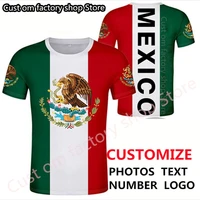 the united states of mexico t shirt logo free custom name number mex t shirt nation flag mx spanish mexican print photo clothing