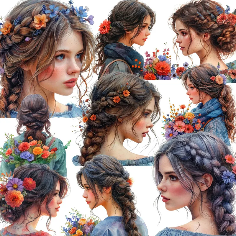 Наклейки с боковым облеганием для девочек стикеры рукоделия и скрапбукинга