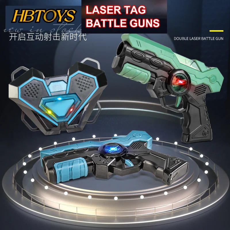 

Laser Tag Battle Game Gun Set Electric Infrared Toy Guns Weapon Kids Laser Strike Pistol For Boys Children Indoor Outdoor Sports