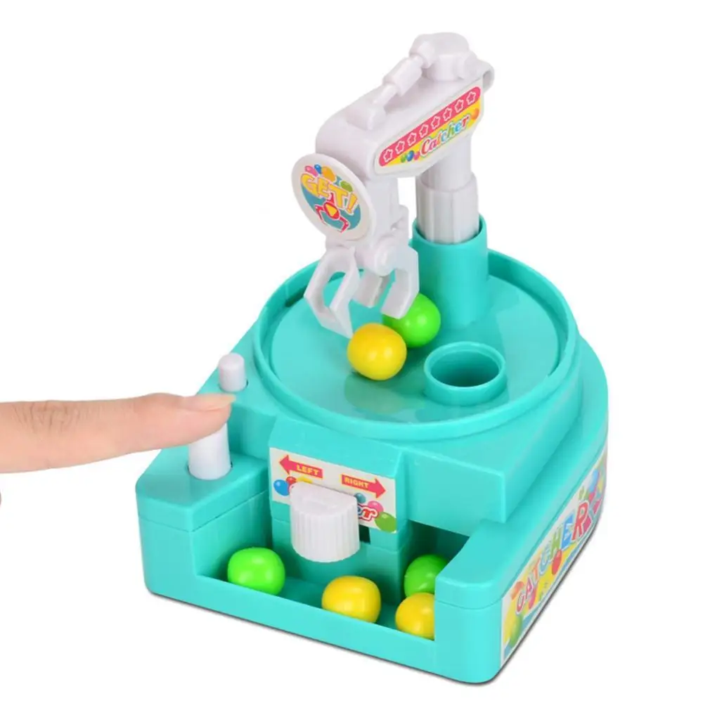 

Mini Toy Interactive Manual Catching Balls Machine Candy Gripper Game Children Toy