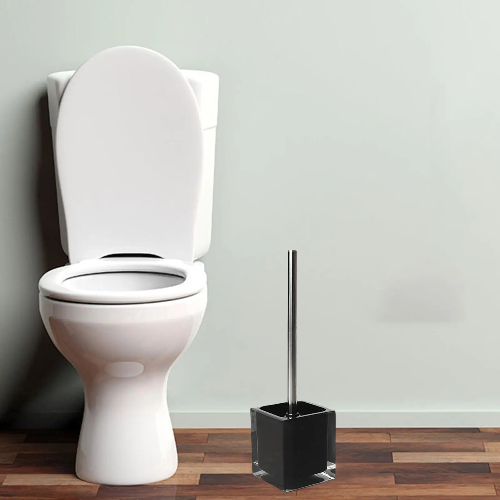 

Toilet Cleaner Brush Stainless Steel Handle Deep Cleaner Floor Standing for Toilet Cleaning Tools Bathroom Accessories