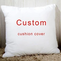 custom cushion cover wedding pictures choose your text logo or image 18 personalized pillow case for sofa bed chair