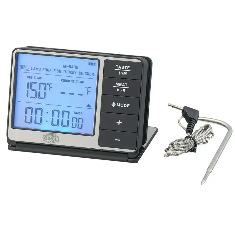 

Deluxe Digital BBQ Grilling Meat Thermometer