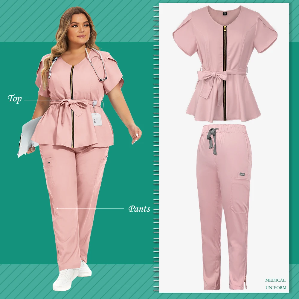 Униформа для сотрудниц спа-салонов женский маникюрный косметологический костюм