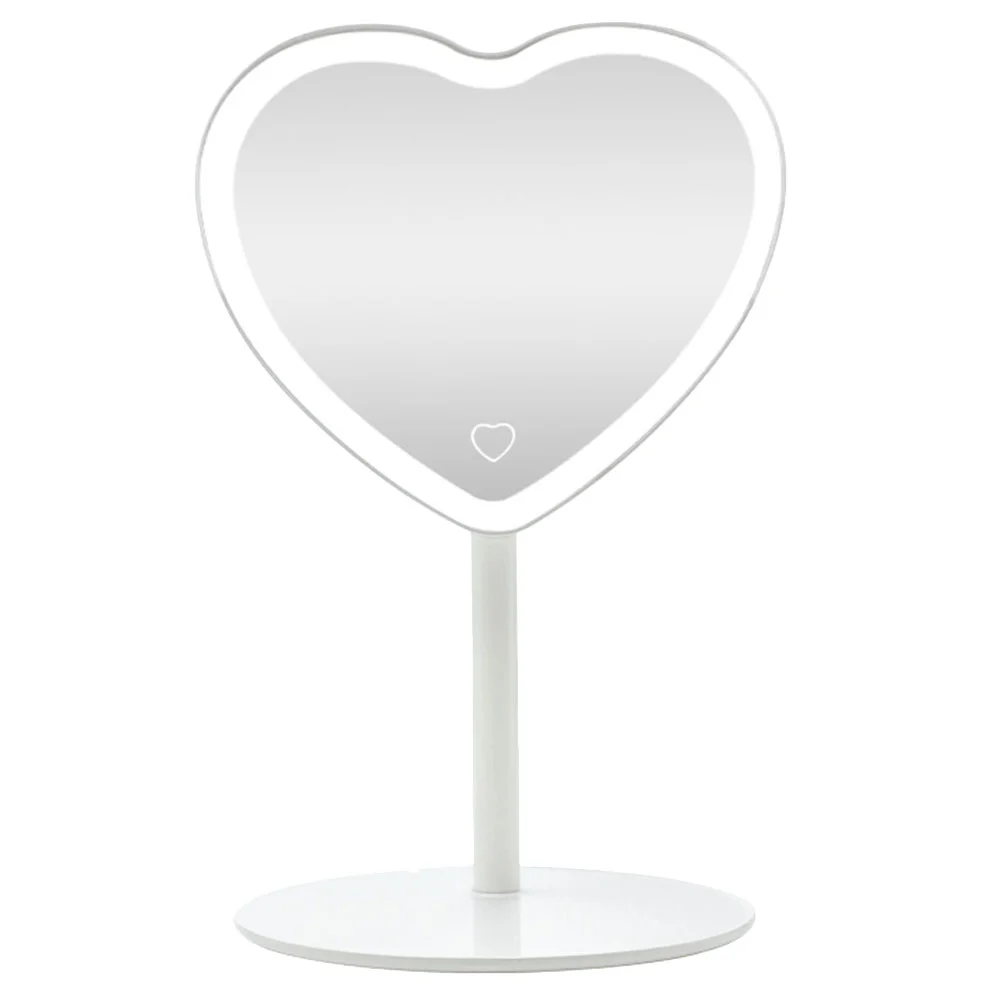 

Mirror Makeup Vanity Desktop Portable Beauty Home Tabletop Espejos Para Maquillaje Lighted Led Desk Aesthetic Bathroom Foldable