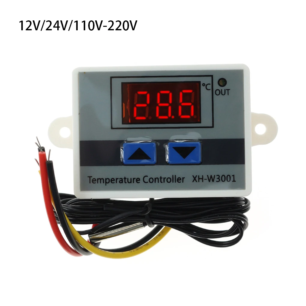 

Cooling Control 24V 110-220V Multipurpose Craftsmanship Workmanship Thermostat Heating Switch 120 240 1500W Hygrometer 24V