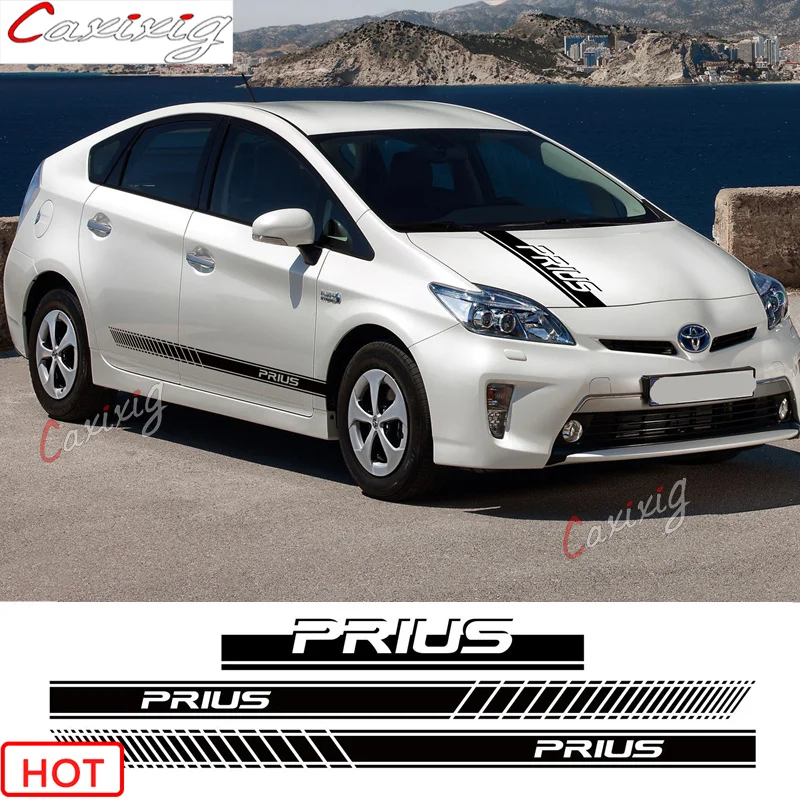 

3 шт./партия, виниловые наклейки для Toyota Prius C TRD JDM