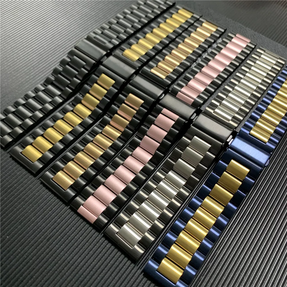 Stainless Steel Wrist Band for Garmin Vivomove HR Watch Classic Metal Bracelet for Vivomove HR 20mm 22mm Wrist Strap Accessories