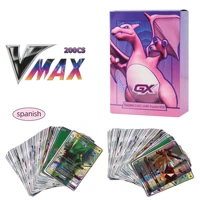 70 200 elf pokemon anime card gx vmax spanish entertainment collection board game battle card boys girls children toys