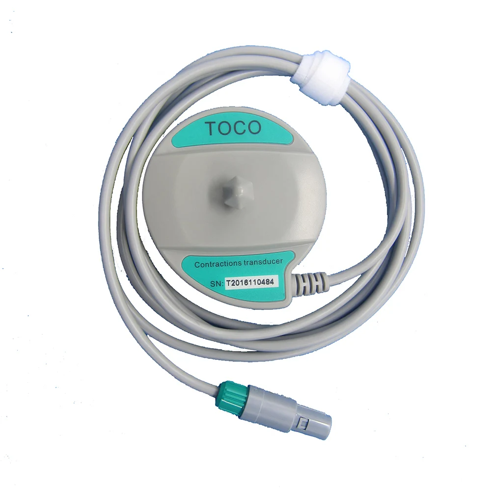 

Compatible with COMEN STAR5000E/5000F/5000D, Reusable Medical Fetal Device Toco Transducer Probe, for Medical Fetal Monitor