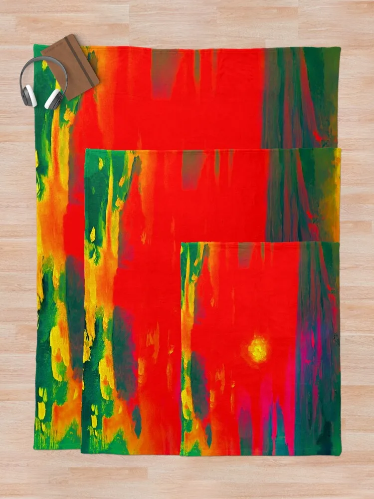 Закат зимой. Взрыв моря Arkhyp Kuindzhi Vibante Edition Плед Утяжеленные манга Одеяла