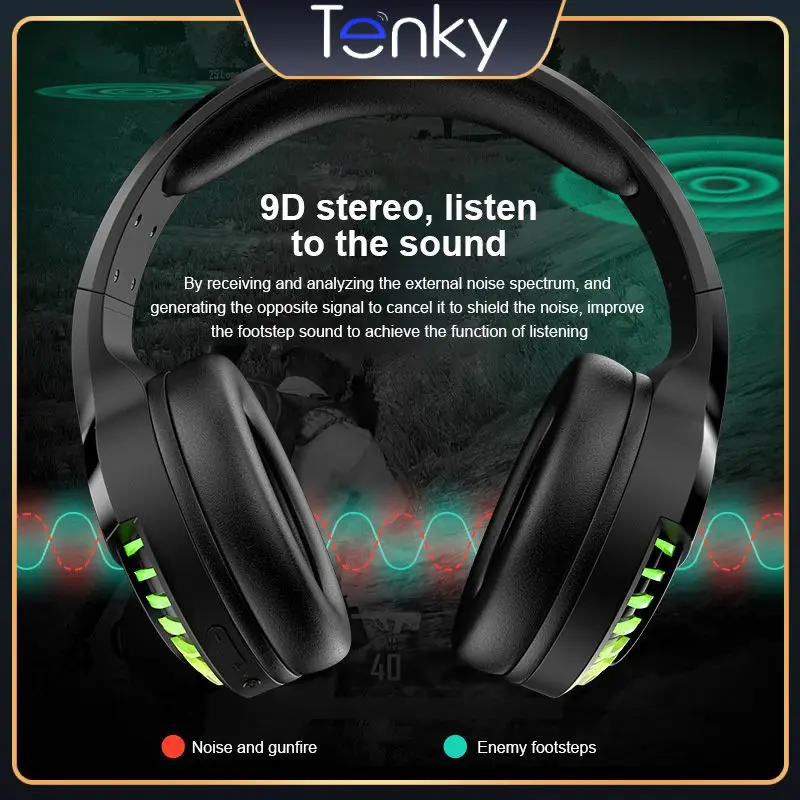 

Without Delay Game Headphone Waterproof Noise Canceling Wireless Earphones Stereo Tws Earbuds Foldable Headset