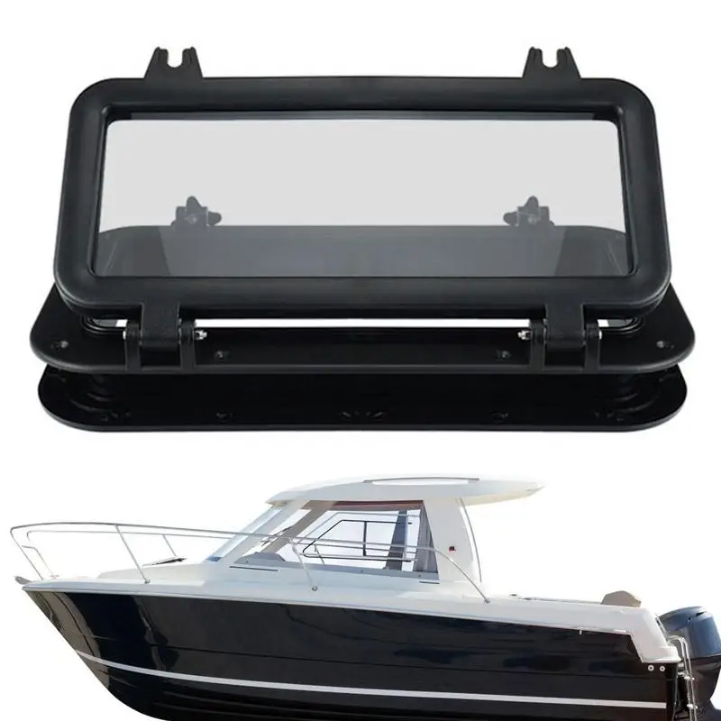 

Yacht Opening Window Rectangular Boats Porthole With Low-Profile Hatch Replacement Waterproof Window For RV Industry Vehicles