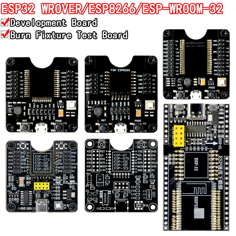 ESP8266 ESP-WROOM-32 ESP32-WROVER Макетная плата Тестовый программатор Загрузчик розеток для