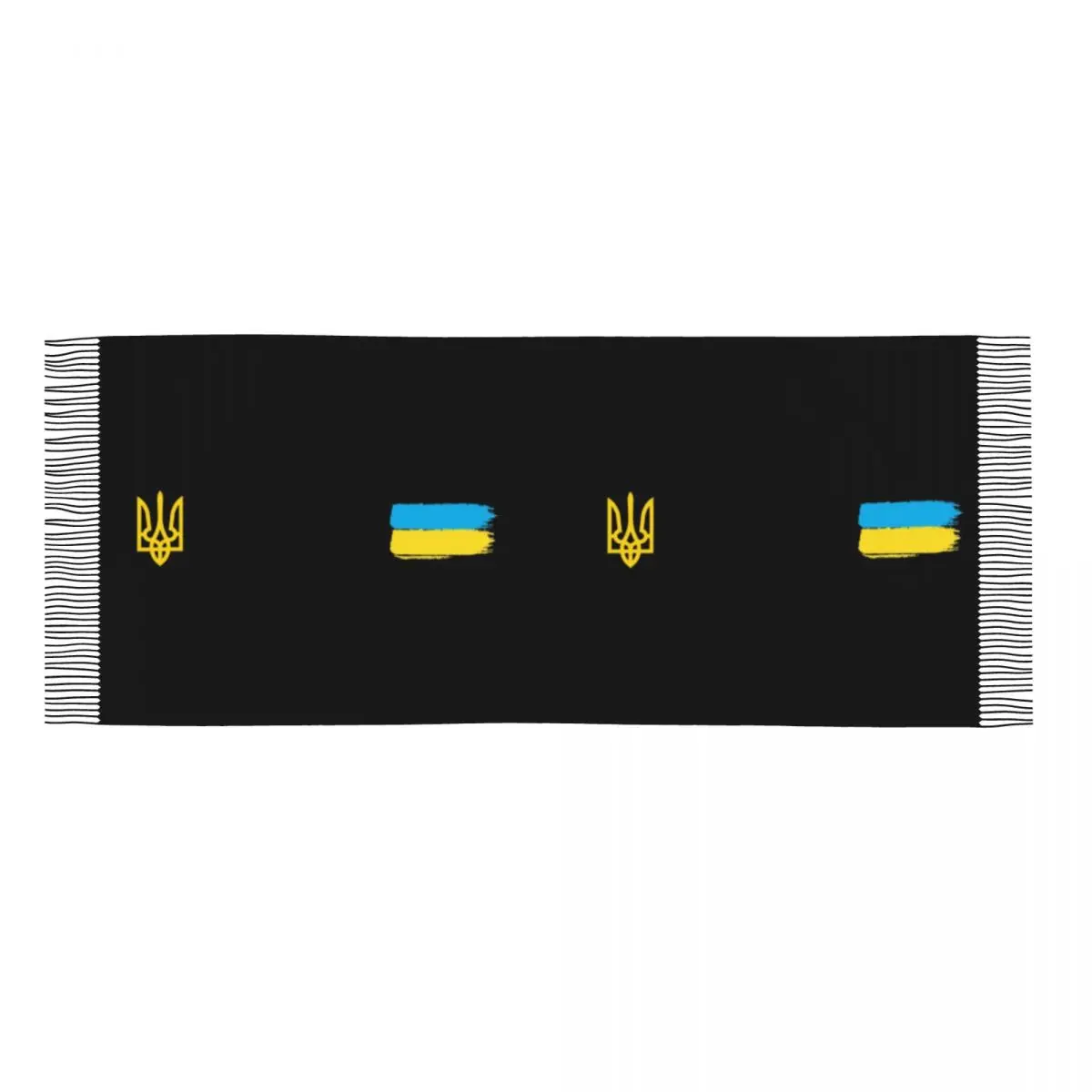 Стильные украинские флаги в полоску зимние женские шарфы пальто Украины Tryzub