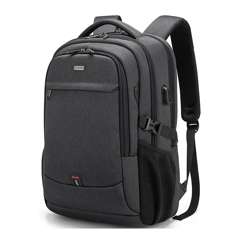 For Men 17.3''large Capacity Backpack Usb Port Bag Business 