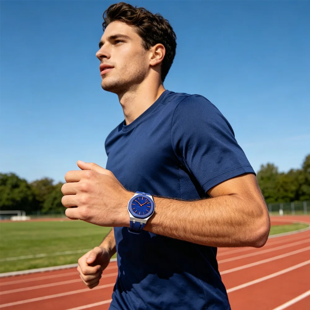 Металлический корпус, силиконовый ремешок, мод-комплект для Swatch AP Royal POP, набор для переделки карманных часов в наручные, 2-в-1, резиновый браслет, аксессуары. (art.: 3920dba119dc7) - 3920dba119dc7