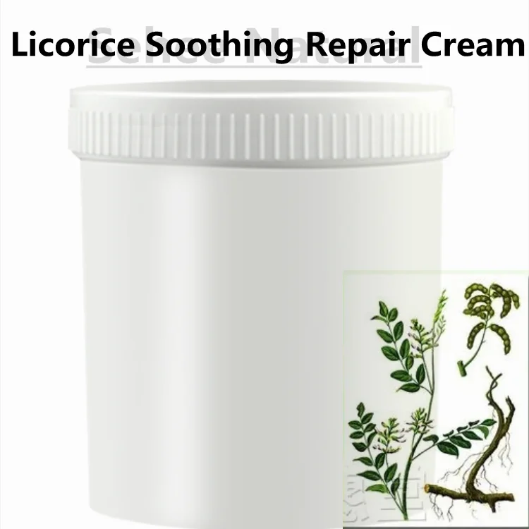 Skin Care Cream Licorice Soothing Repairing Cream Moisturizes Replenishment Soothes Allergy Repair 1000g Large bottle