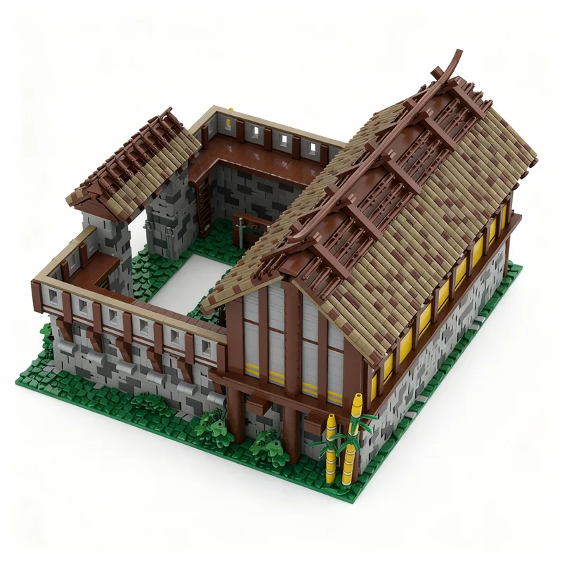 Фото 5736 деталей MOC: Модель казарм Empires Age, конструктор, игрушка для сборки, рождественский подарок, творческая идея, развивающий конструктор, кирпичики для обучения №2