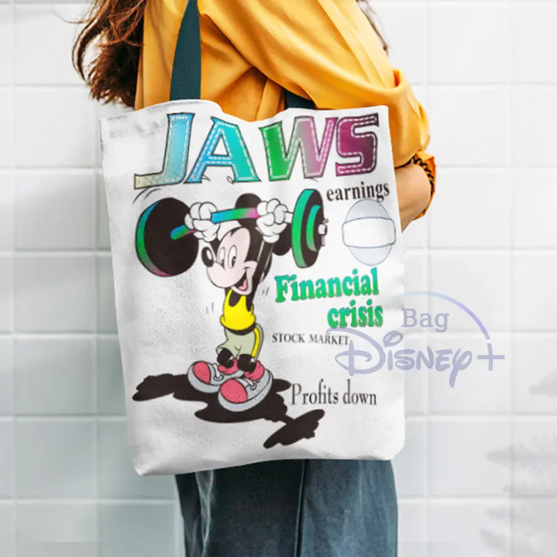 

сумка женская сумка через плечо сумка тоут сумка шопер пляжная сумка Сумка на плечо Disney с Микки Маусом, роскошная женская сумочка-тоут, холщ...