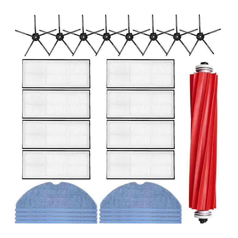 

Replacement Parts Kit Main Brush Side Brush HEPA Filters Mop Cloth For Xiaomi Roborock S7 T7S T7S Plus Vacuum Cleaner