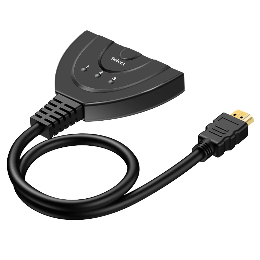 4K * 2K 3D Mini 3-портовый HDMI-совместимый переключатель KVM 1.4b сплиттер 1080P 3-в-1 порт