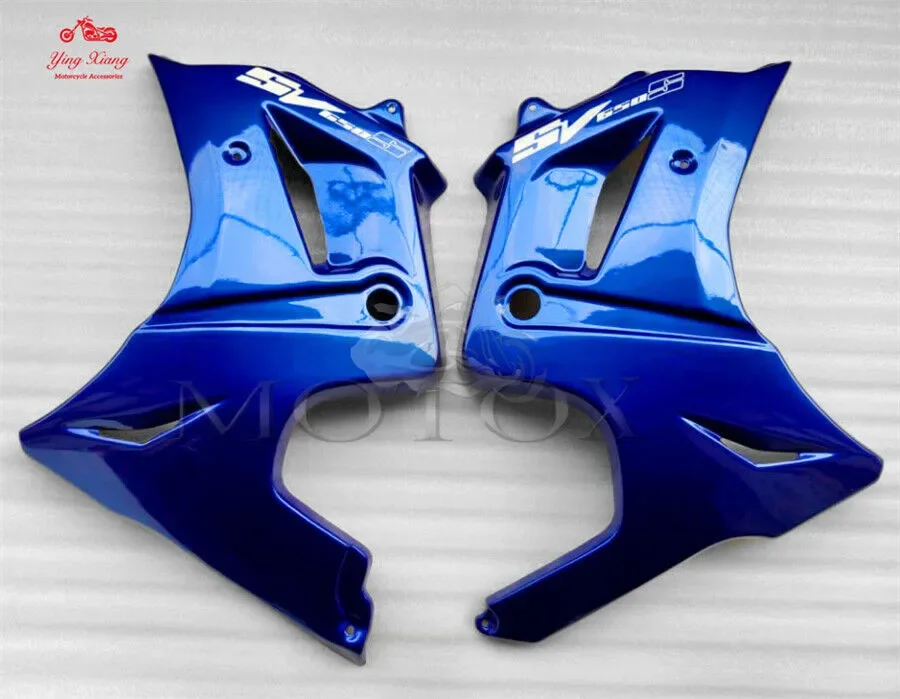 

Подходит для SUZUKI 2003-2011 SV650 SV650S, аксессуары для мотоциклов, кузов, левый + правый боковой обтекатель, поддон 2004 2005 2006 2007