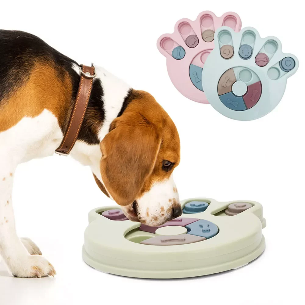 

2020JMTCreative Pet Food Dispenser Puzzle Dog Bowl Puppy Anti Choke Slow Down Eating Prevent Obesity Feeder Toys Dog Food Bowl 3