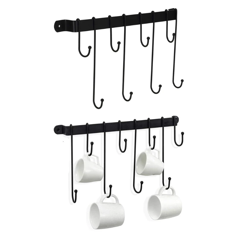 

Настенный держатель для чашки в деревенском стиле, вешалка для дисплея, крючки, Органайзер