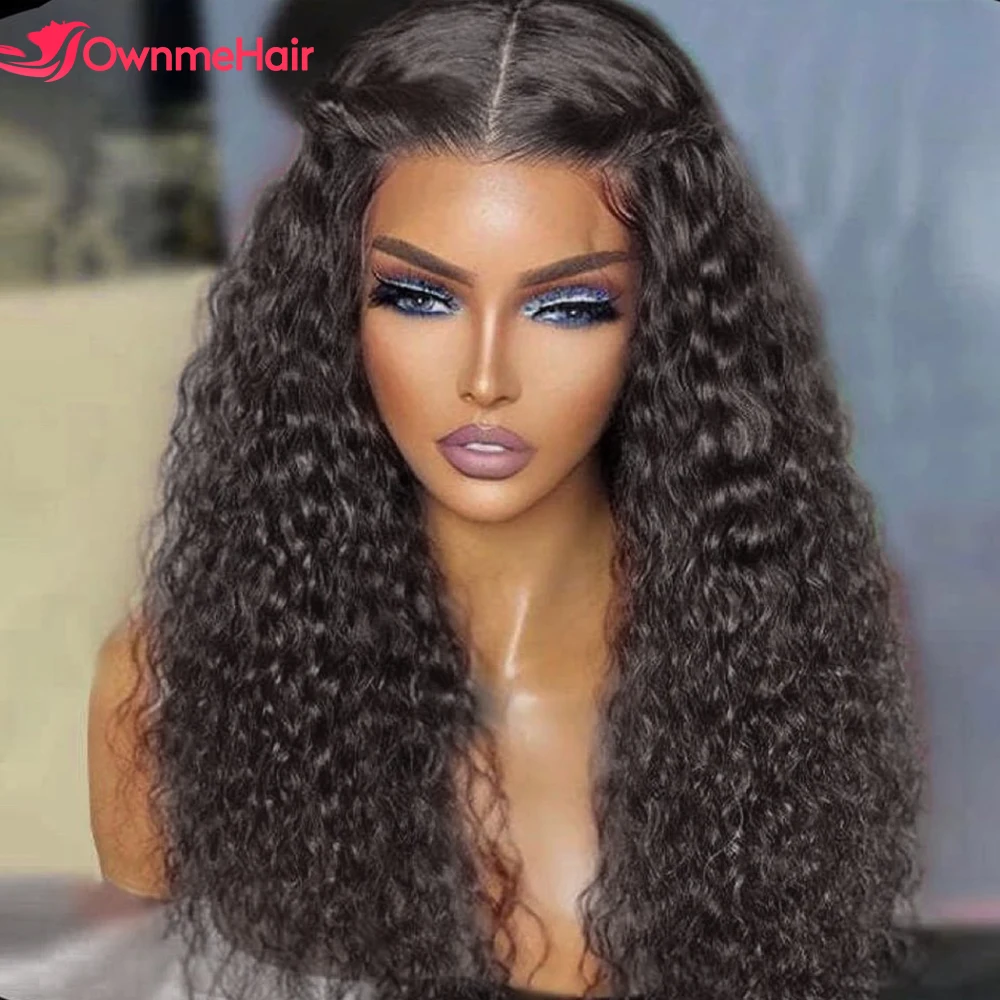 

13x6 Lace Frontal Wigs Human Hair Water Wave 13x5x2 T Part Transparent Lace Front Wig for Women Brazilian Remy Hair Pre Plucked