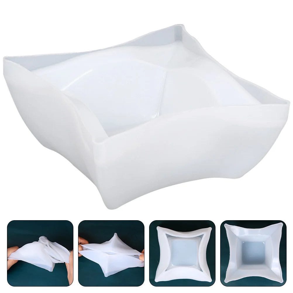 

Mold Flower Pot Diy Crafts Makingsilicone Supplies Molds Resin Square Crystal Epoxy