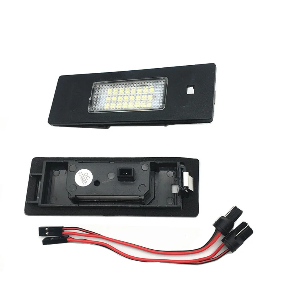 

2PCS new LED License Number Plate Lamp Car Light Luz No Error for BMW 1 Series E86 Z4 F12 F13 F20 K48 E81 E87 E63 E64 M6 E85