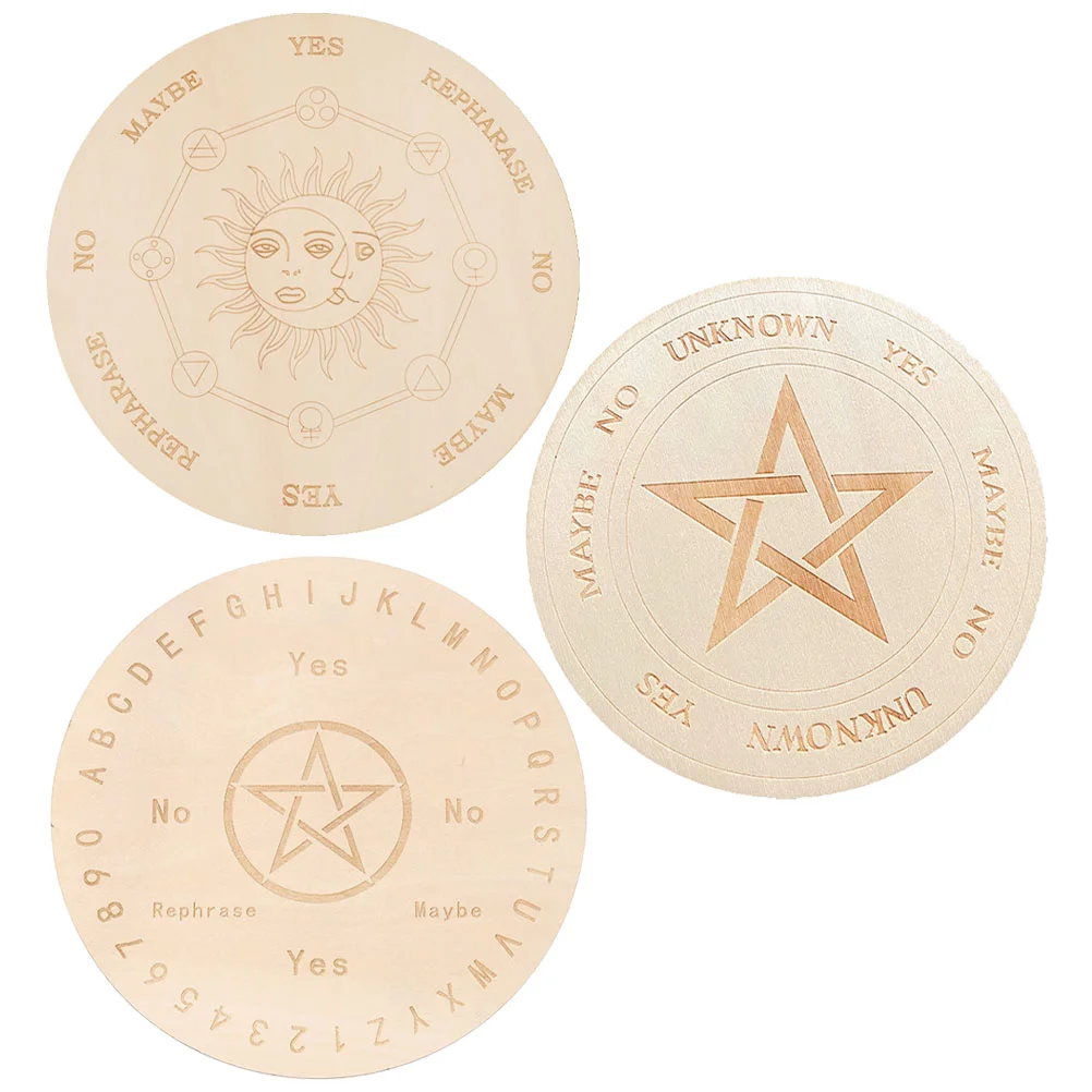 

Board Wooden Pendulum Decorative Divination Dowsing Star Crafts Home Delicate Decor