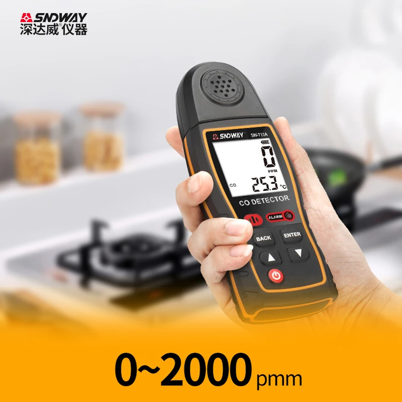 Детектор SNDWAY CO умный детектор для измерения уровня монооксида углерода