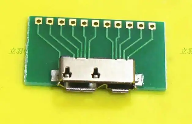

Micro-B USB 3.0 Micro B USB3.0 10pin Female Socket Receptacle connector Board Mount SMT Type with PCB for DIY Cable