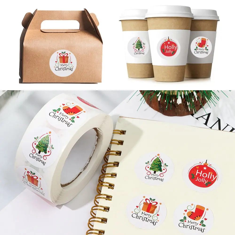 

Wrapping Party Gift Tags Christmas Socks Envelope Tree Christmas Sticker Label Stickers Self-Adhesive Seal Stickers