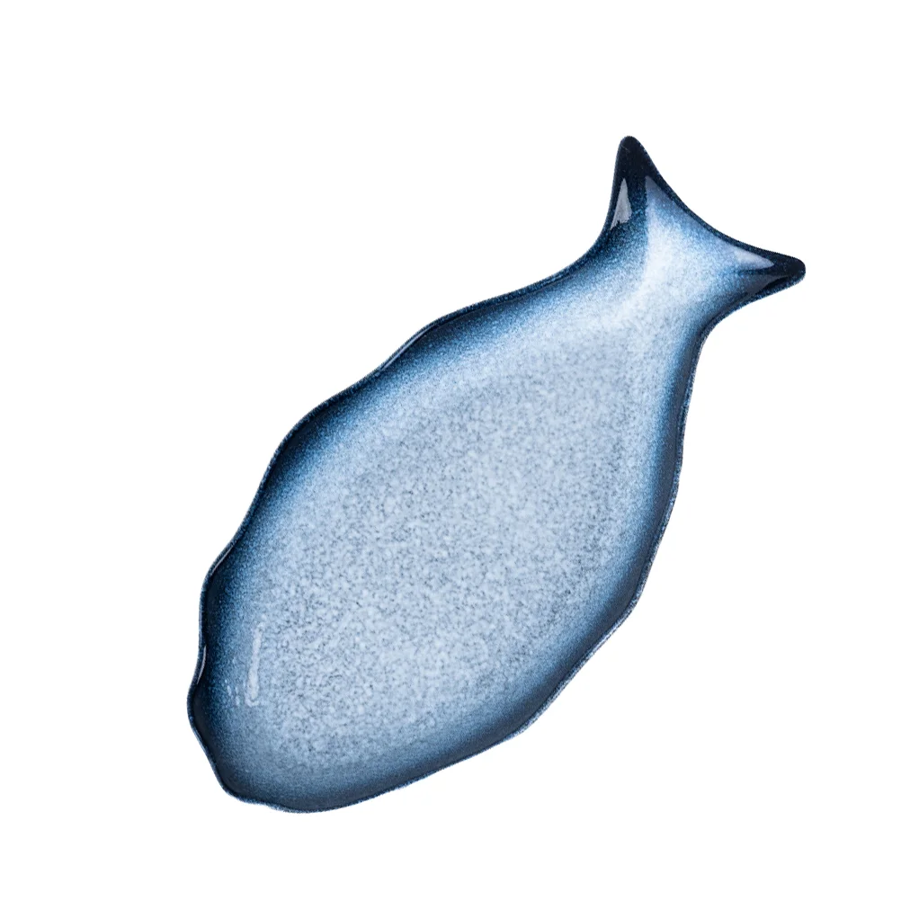 

12 дюймов блюдо в форме рыбы, поднос для еды, тарелка, керамическая посуда, подарок на новоселье