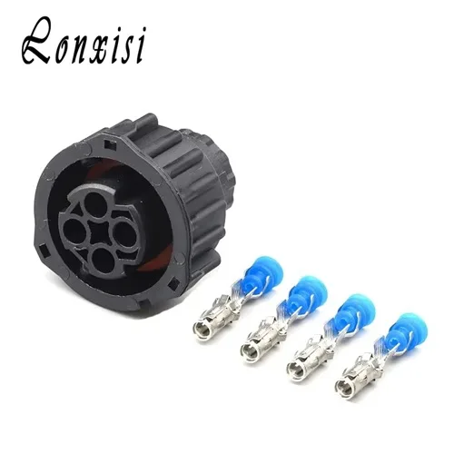 5/10/20/50 комплектов 4-контактный круглый Tyco HOWO A7 датчик скорости одометра, герметичный автоматический черный гнездовой разъем 1- 967325 -1