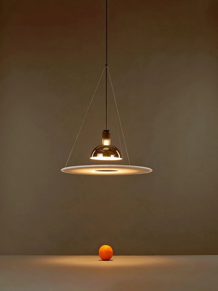 

Italian Designer LED Pendant Lamp Restaurant Study Modern Pendant Lights Lighting Luxury Flying Saucer Hanging Lamp Indoor Decor