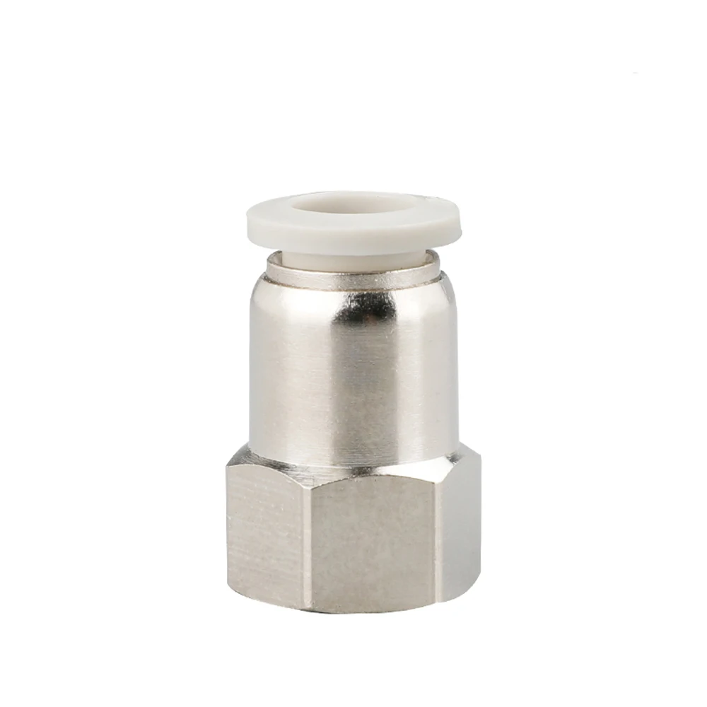 Белая крышка PCF Air пневматическая 1/8 &quot1/4&quot 3/8 &quot1/2&quot BSPT Female x 4/6/8/10/12 мм OD Воздушная